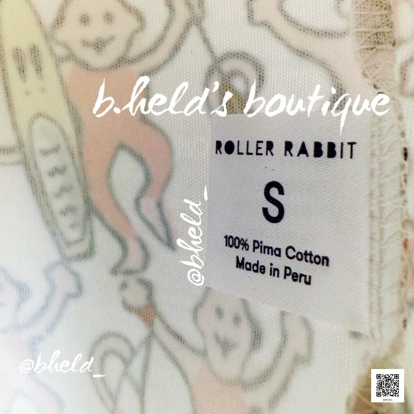 Roller Rabbit Hamptons Monkey Polo Pajamas in Pink Monkey Size S Brand New NWT - Picture 8 of 17